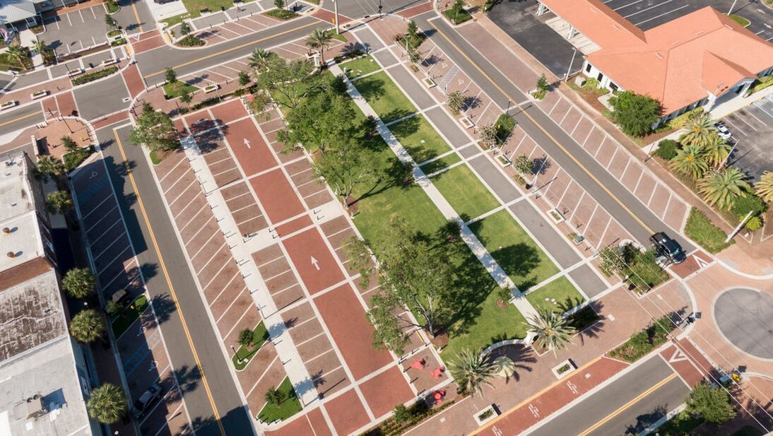 Aerial Photo of Downtown Winter Haven Park